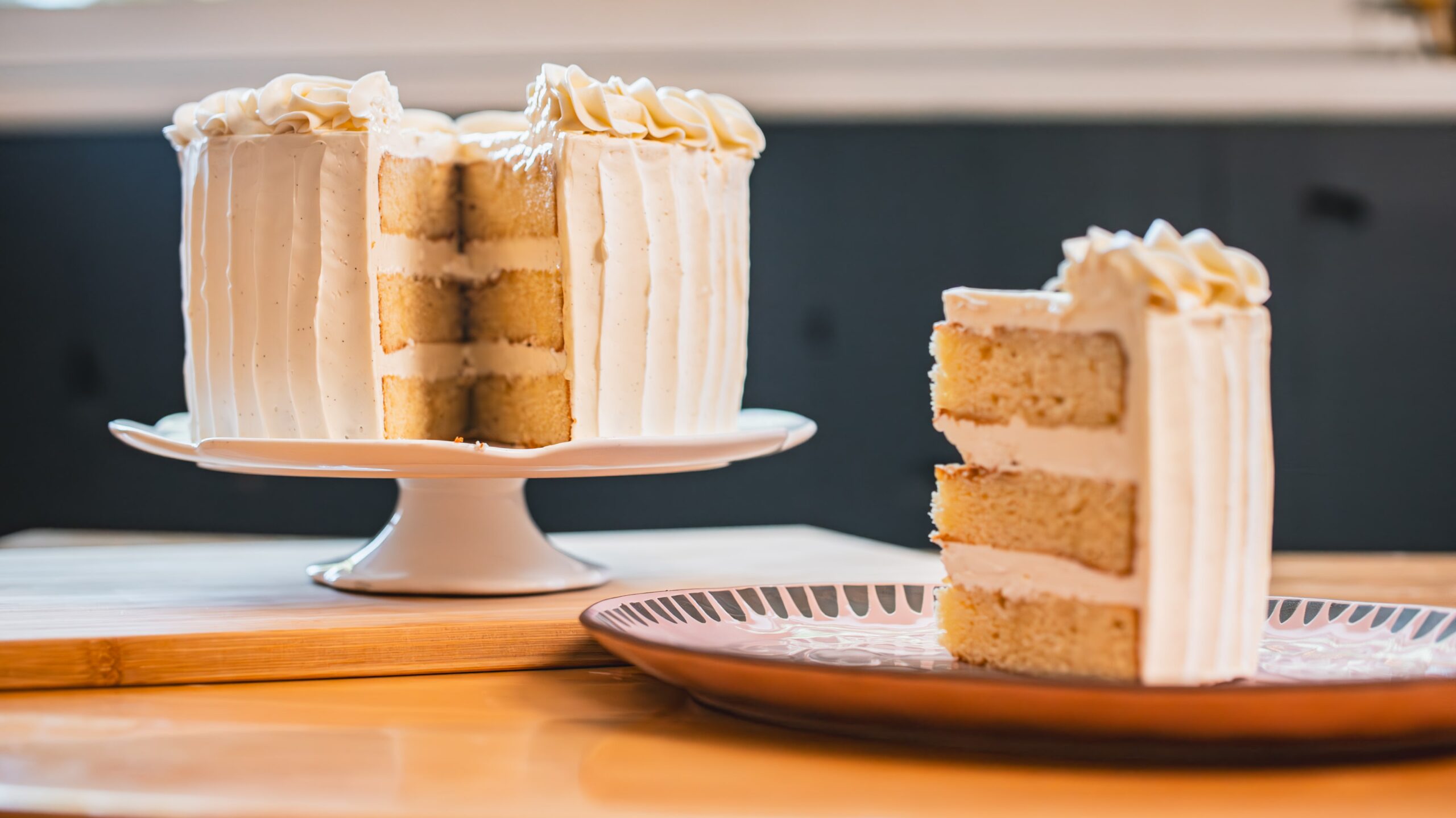Vanilla layer cake